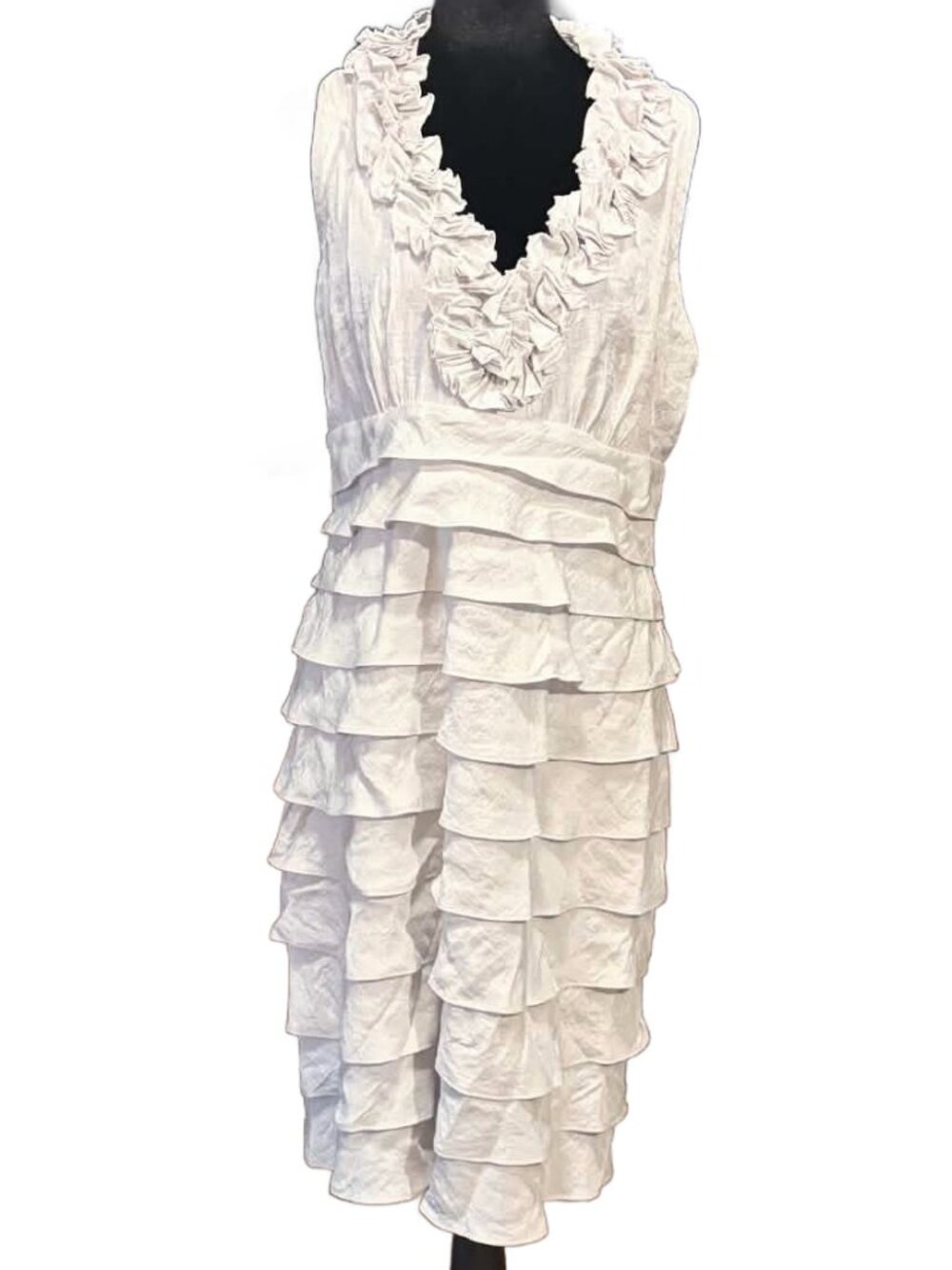 London Times Silver Shantung Bandage Sheath Dress